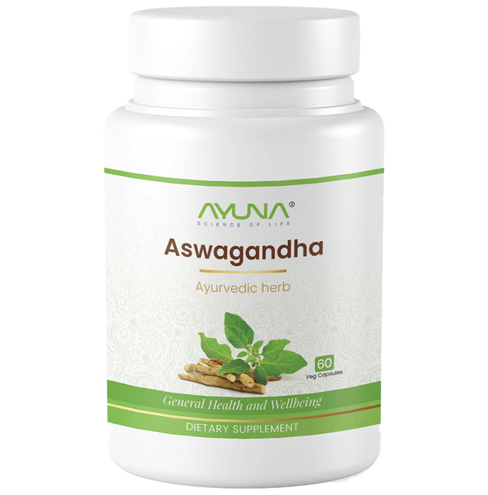 Ayuna Aswagandha Veg Capsule - Classic Derma