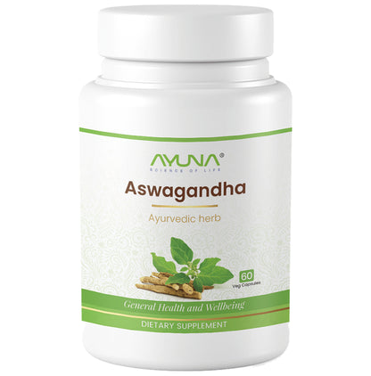 Ayuna Aswagandha Veg Capsule - Classic Derma