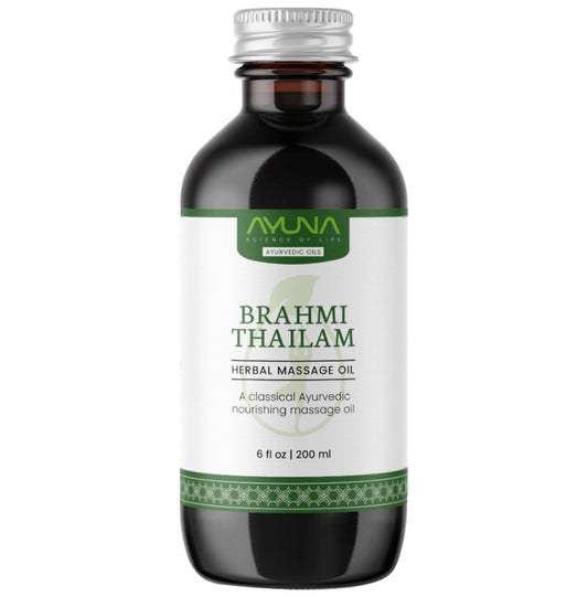 Ayuna Brahmi Thailam Herba Massage Oil - Classic Derma