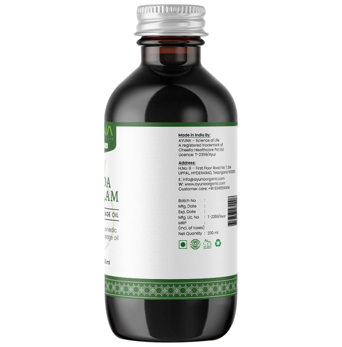 Ayuna Nirgundi Thailam Herbal Massage Oil