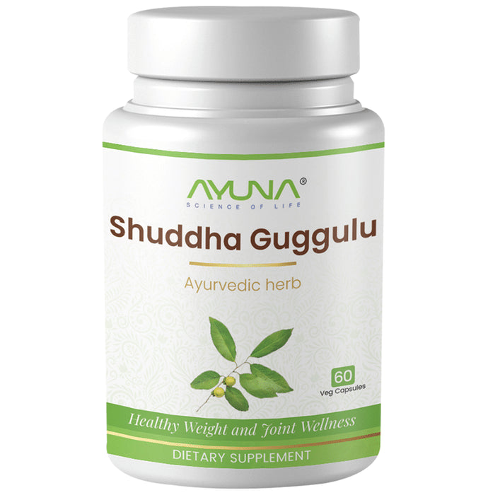 Ayuna Shuddha Guggulu Veg Capsule - Classic Derma