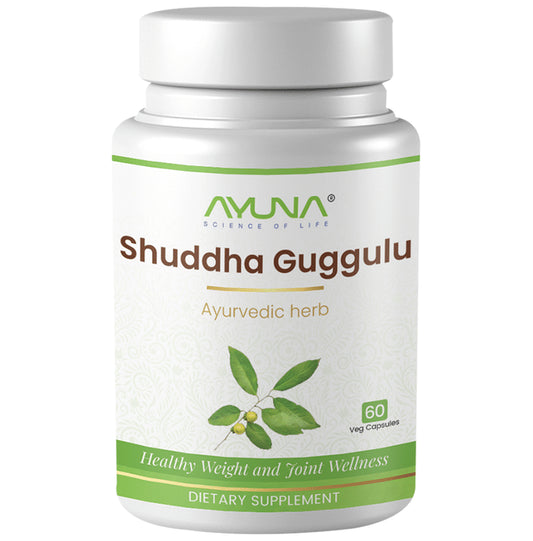 Ayuna Shuddha Guggulu Veg Capsule - Classic Derma