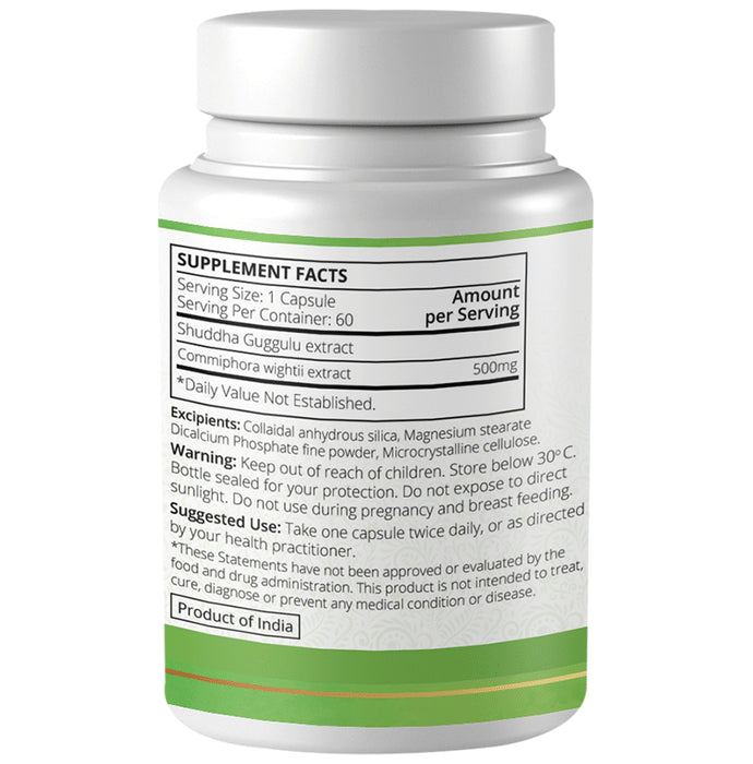 Ayuna Shuddha Guggulu Veg Capsule