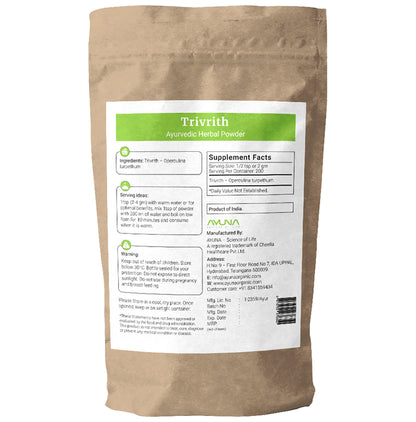 Ayuna Trivrith Powder