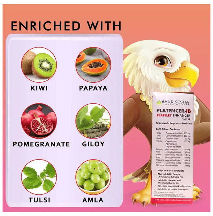 Ayur Sesha Platencer-IB Platelet Enhancer Syrup