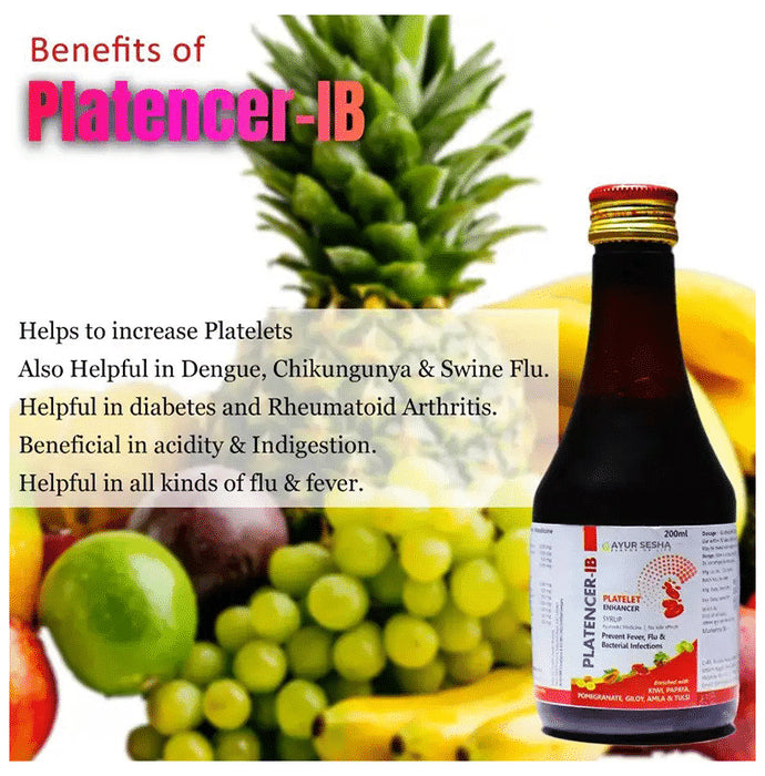 Ayur Sesha Platencer-IB Platelet Enhancer Syrup