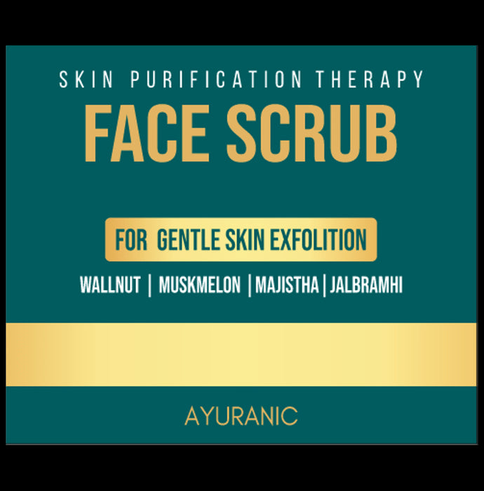 Ayuranic Face Scrub for Gentle Skin Exfolition - Classic Derma