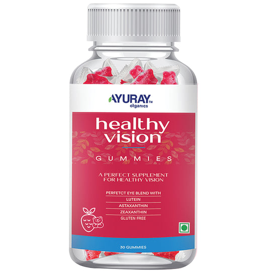 Ayuray Organics Healthy Vision Gummies (30 Each) Strawberry - Classic Derma