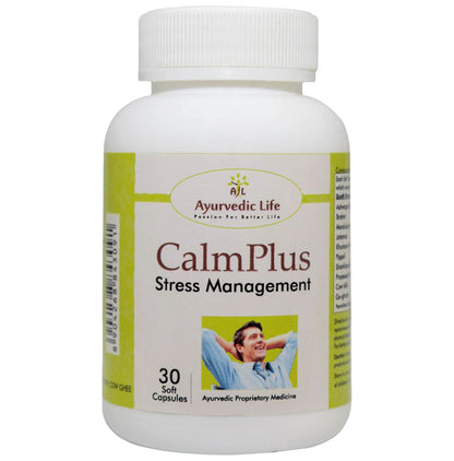 Ayurvedic Life Calm Plus Stress Management Capsule - Classic Derma