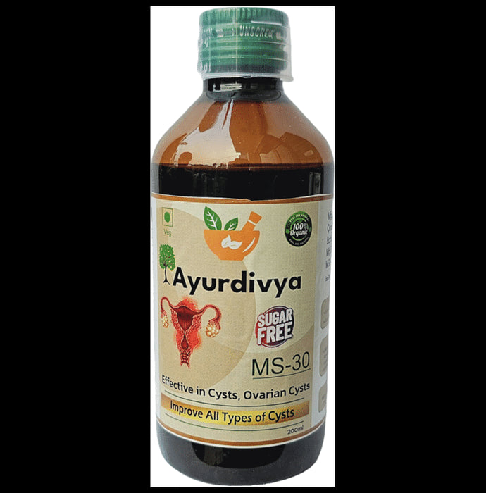 AyurDivya MS30 Syrup (200ml Each) Sugar Free - Classic Derma