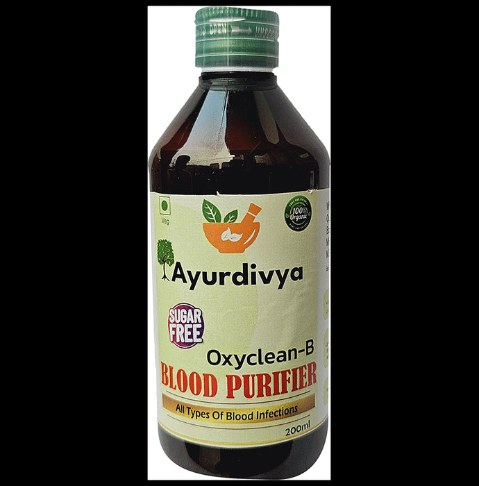 AyurDivya Oxyclean-B Syrup (200ml Each) Sugar Free - Classic Derma