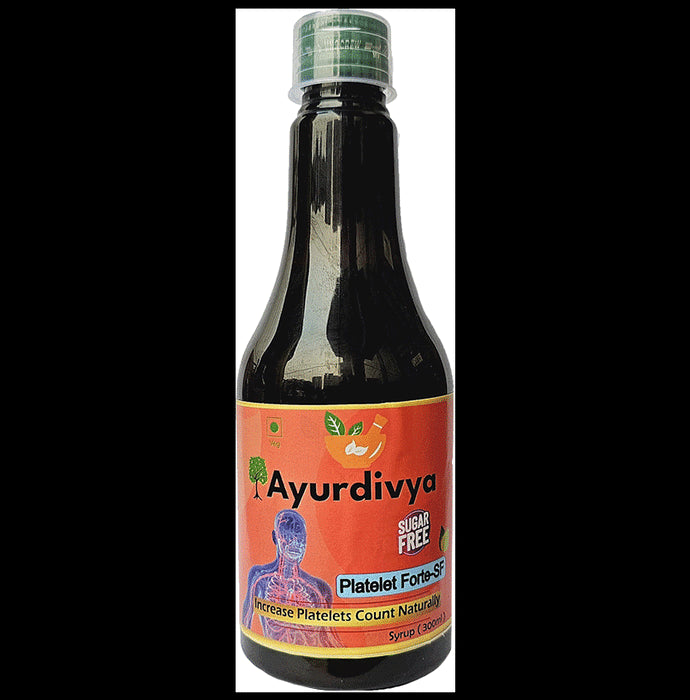 AyurDivya Platelet Forte-SF Syrup (300ml Each) - Classic Derma