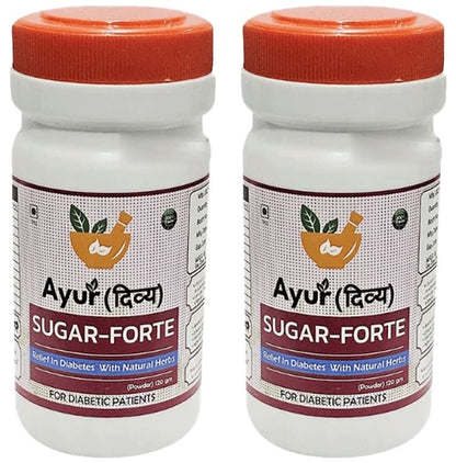 AyurDivya Sugar-Forte Powder (120 gm Each) - Classic Derma