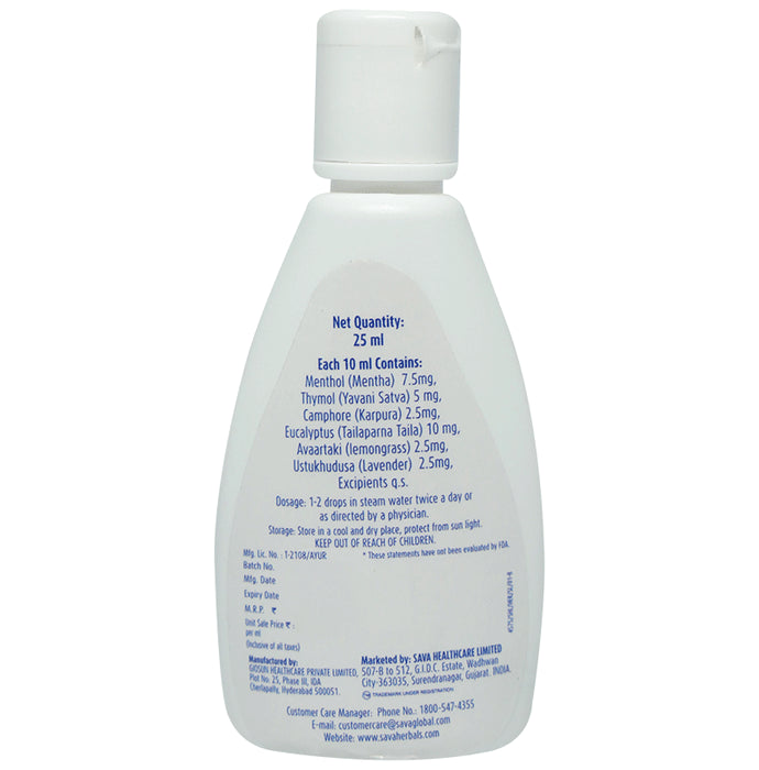 Ayurease Cold Relief Inhalant Drops