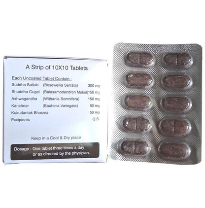 Ayursun Pharma Ashwagul Oa Tablet
