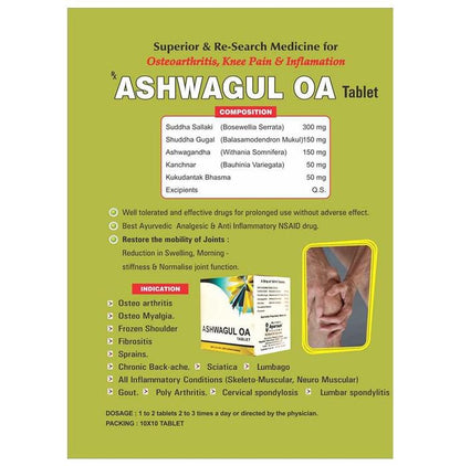 Ayursun Pharma Ashwagul Oa Tablet