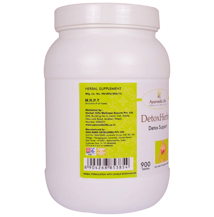 Ayurvedic Life Detoxherbo Detox Support Tablet