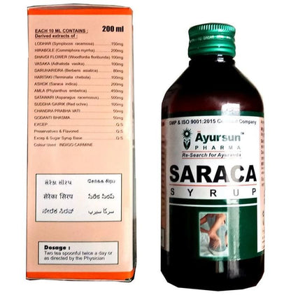 Ayursun Pharma Saraca Syrup