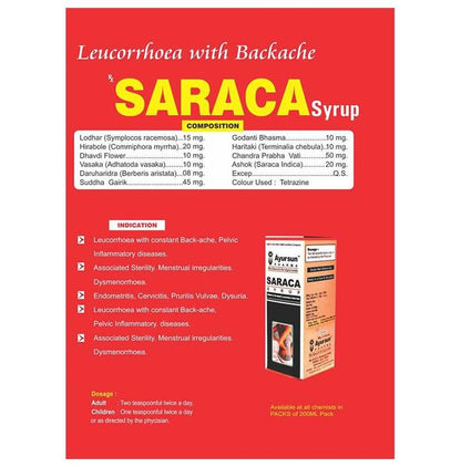 Ayursun Pharma Saraca Syrup
