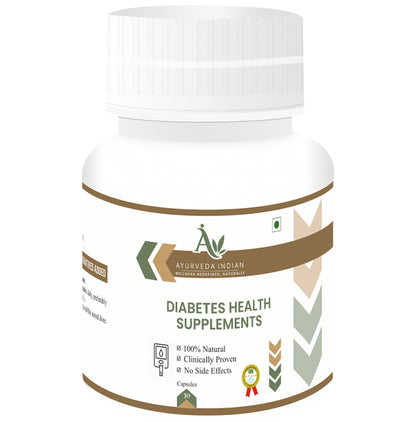 Ayurveda Indian Diabetes Health Supplement Capsule - Classic Derma
