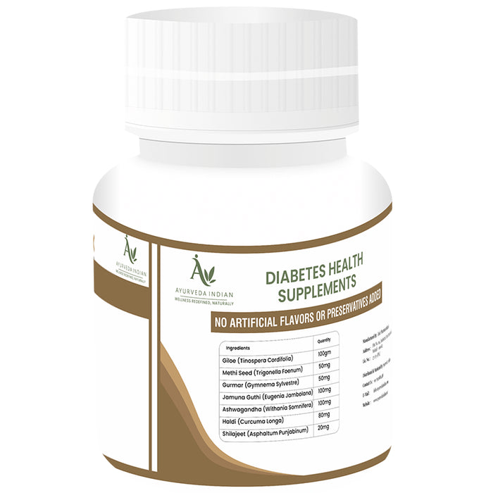 Ayurveda Indian Diabetes Health Supplement Capsule