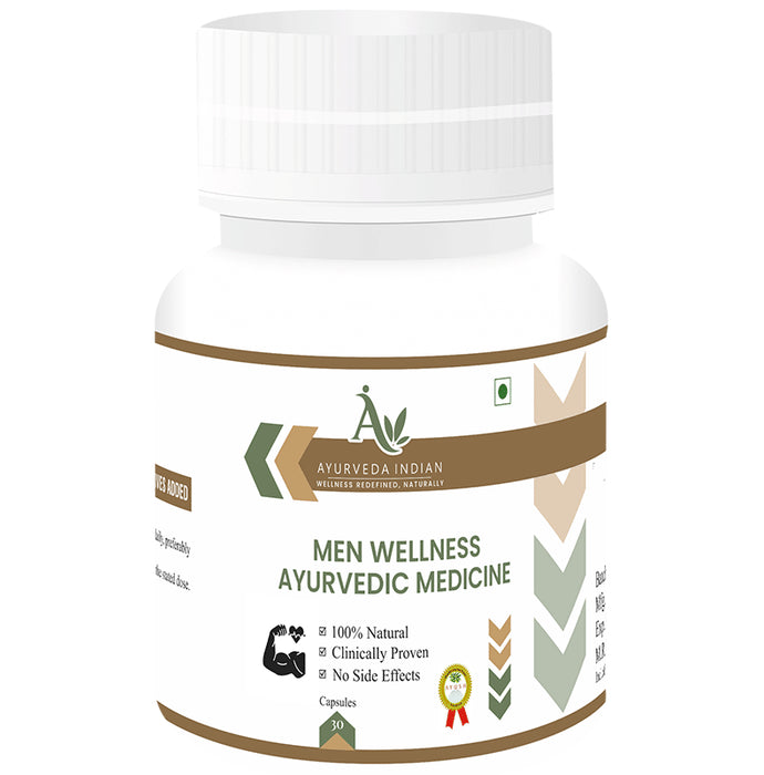 Ayurveda Indian Men Wellness Capsule - Classic Derma
