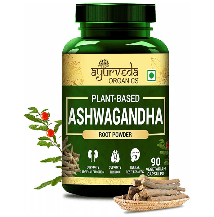Ayurveda Organics Ashwagandha Vegetarian Capsule - Classic Derma