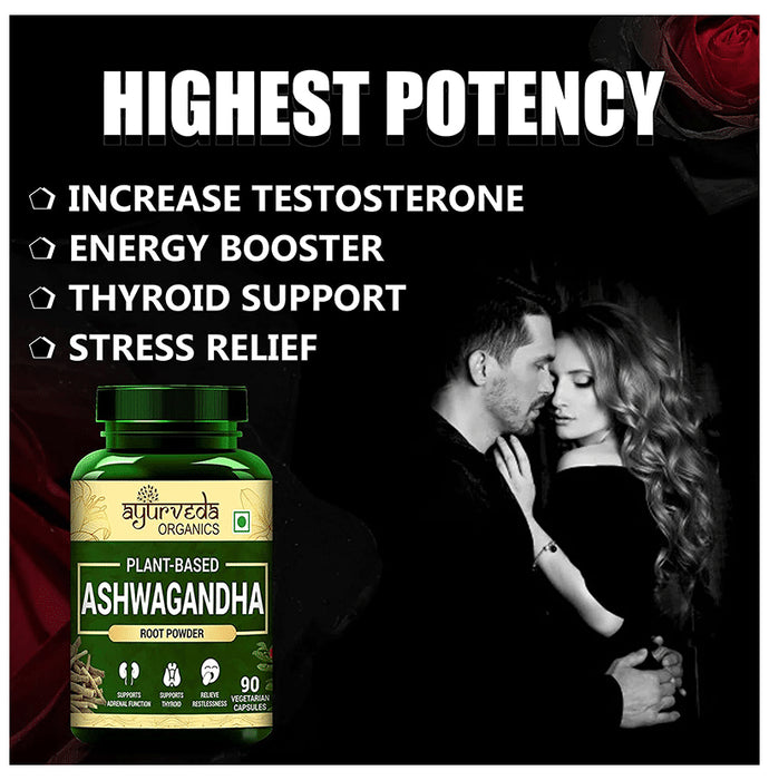 Ayurveda Organics Ashwagandha Vegetarian Capsule