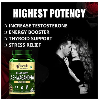 Ayurveda Organics Ashwagandha Vegetarian Capsule