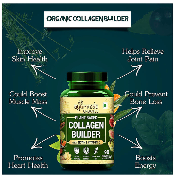 Ayurveda Organics Collagen Builder Vegetarian Capsule