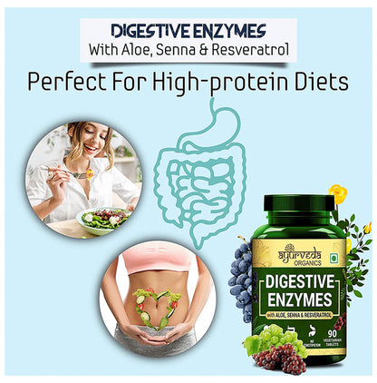Ayurveda Organics Digestive Enzymes Vegetarian Tablet