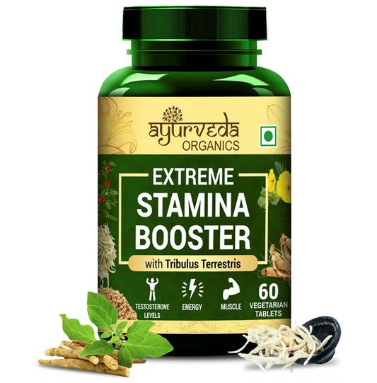 Ayurveda Organics Extreme Stamina Booster With Tribulus Terrestris Vegetarian Tablet - Classic Derma