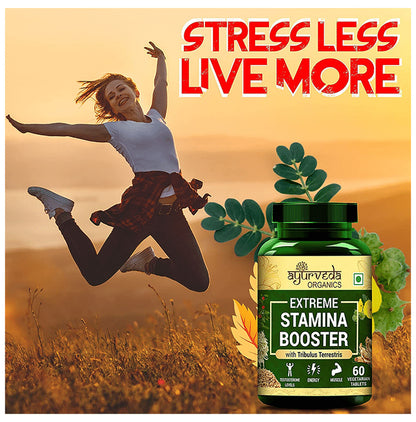 Ayurveda Organics Extreme Stamina Booster With Tribulus Terrestris Vegetarian Tablet