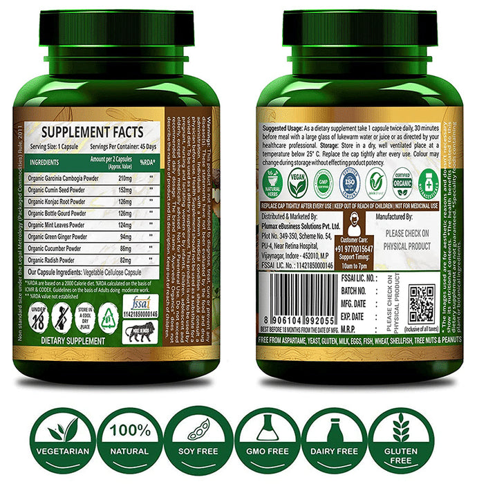 Ayurveda Organics Garcinia Cambogia Vegetarian Capsule