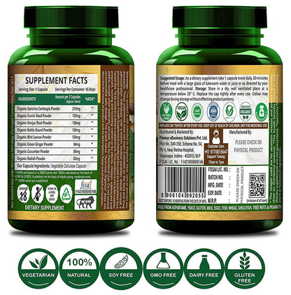 Ayurveda Organics Garcinia Cambogia Vegetarian Capsule