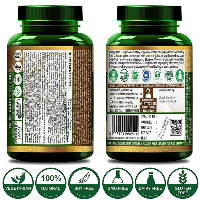 Ayurveda Organics Immunity Multivitamin Vegetarian Capsule