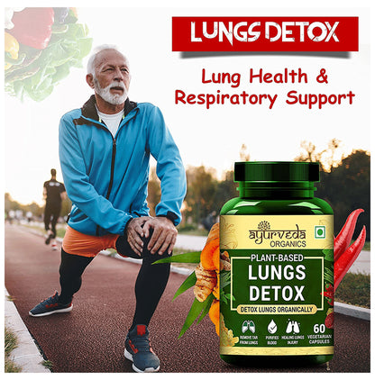 Ayurveda Organics Lungs Detox Vegetarian Capsule