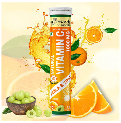 Ayurveda Organics Natural Vitamin C Effervescent Tablet - Classic Derma