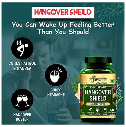 Ayurveda Organics Plant-Based Hangover Shield Vegetarian Capsule