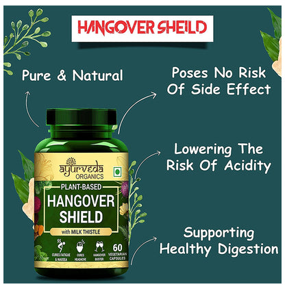 Ayurveda Organics Plant-Based Hangover Shield Vegetarian Capsule