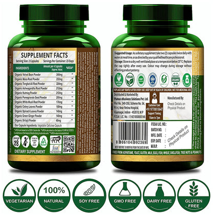 Ayurveda Organics Plant-Based Testosterone Booster Vegetarian Capsule
