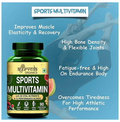 Ayurveda Organics Sports Multivitamin Vegetarian Tablet