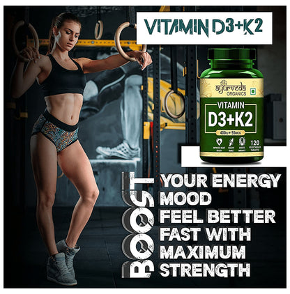 Ayurveda Organics Vitamin D3+K2 Vegetarian Tablet