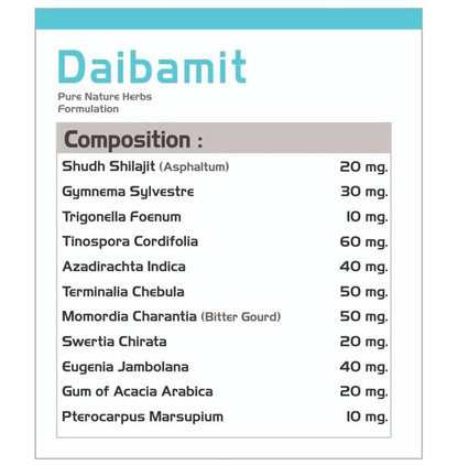 Ayurveda Redefined Diabamit Tablet