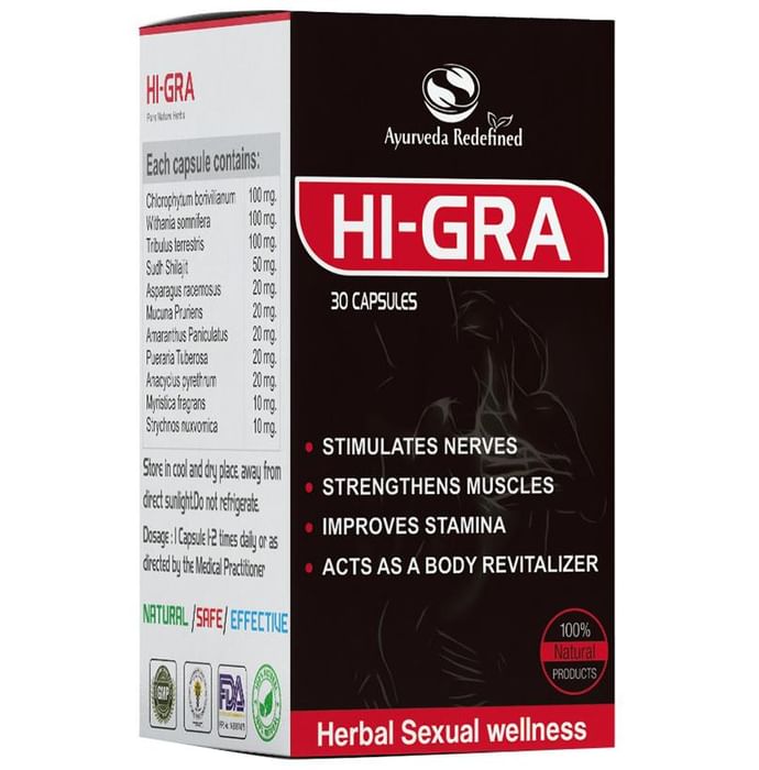 Ayurveda Redefined Hi-Gra Capsule - Classic Derma
