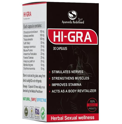 Ayurveda Redefined Hi-Gra Capsule - Classic Derma