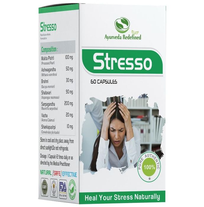 Ayurveda Redefined Stresso Capsule - Classic Derma