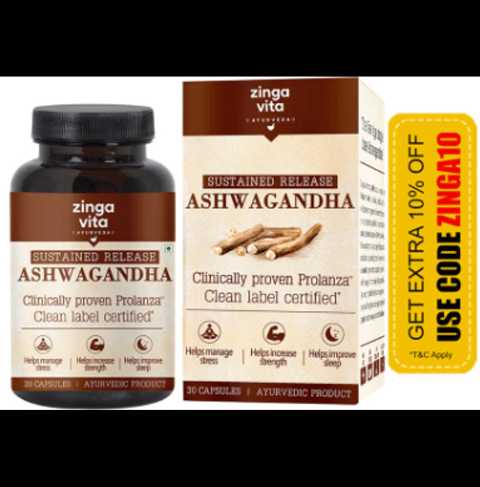 Ayurveda Sustained Release Ashwagandha 300mg - Classic Derma