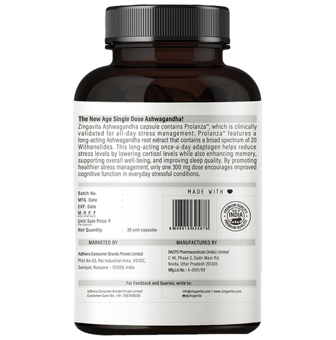 Ayurveda Sustained Release Ashwagandha 300mg
