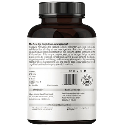 Ayurveda Sustained Release Ashwagandha 300mg